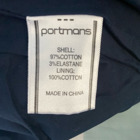 Portmans - Dress Blue with White Spots - Size 8 - Picture 6 of 6